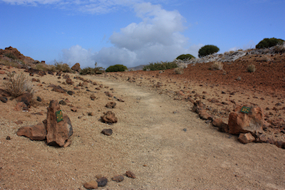 "Badlands" - the volcanic landscape on Mount Teide's slopes, Tenerife