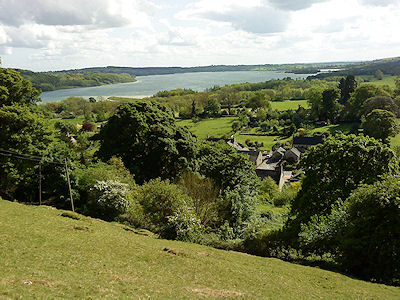 Looking down on Carsington Water, Derbyshire