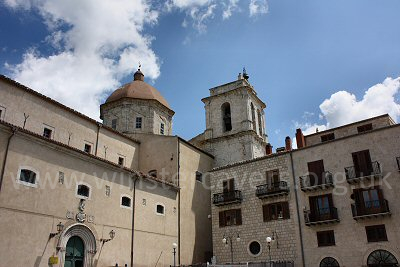 The Piazza Duomo in the hill-top town of Petralia Soprano