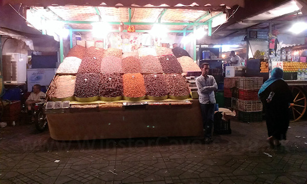 The market in central Marrakech