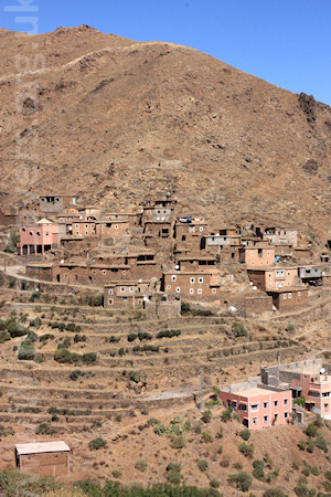 The Berber village of Matate, High Atlas, Morocco